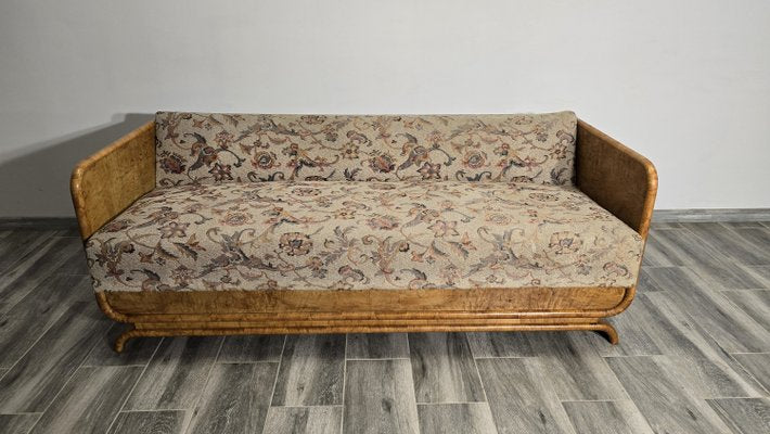 Vintage Art Deco Sofa in Fabric-QJA-2035677