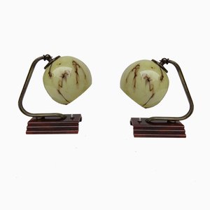 Vintage Art Deco Table Lamps, Set of 2-EY-591006