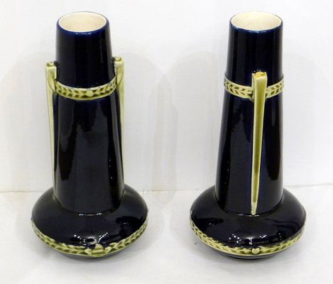 Vintage Art Deco Vases & Planter from De Bruyn, Set of 3-RNR-589234