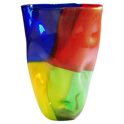 Vintage Art Glass 4 Quarti Series Vase attributed to Seguso Viro, 1990s-KJP-1813100