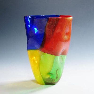 Vintage Art Glass 4 Quarti Series Vase attributed to Seguso Viro, 1990s-KJP-1813100