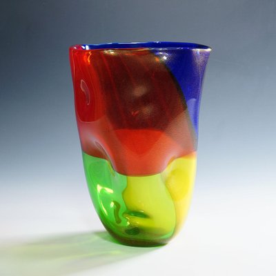 Vintage Art Glass 4 Quarti Series Vase attributed to Seguso Viro, 1990s-KJP-1813100