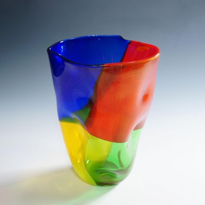 Vintage Art Glass 4 Quarti Series Vase attributed to Seguso Viro, 1990s-KJP-1813100