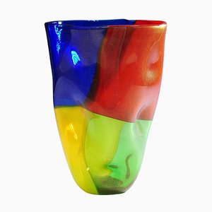 Vintage Art Glass 4 Quarti Series Vase attributed to Seguso Viro, 1990s-KJP-1813100