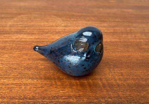 Vintage Art Glass Owl from Arctic Finland, 1970s-UAH-1725179