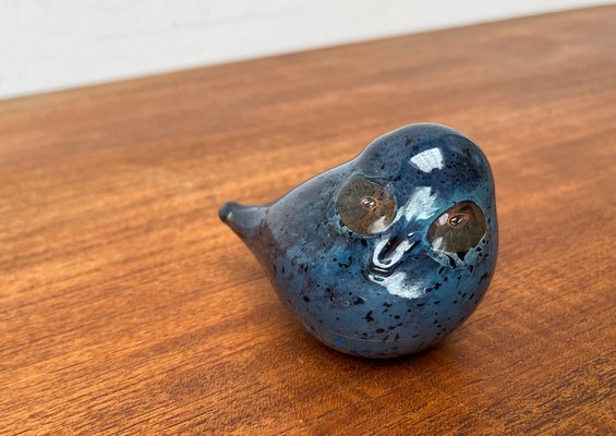 Vintage Art Glass Owl from Arctic Finland, 1970s-UAH-1725179