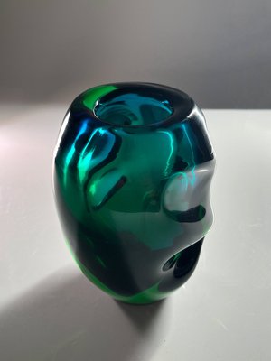 Vintage Art Glass Vase by Jindrich Beraneck, 1950s-LBS-1768315