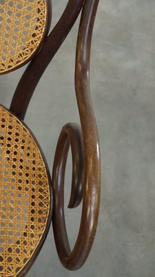 Vintage Art Nouveau Bistro Chairs from Thonet, Set of 4-HPP-2034388