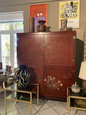 Vintage Asian Lacquer Wardrobe-TEP-1420951