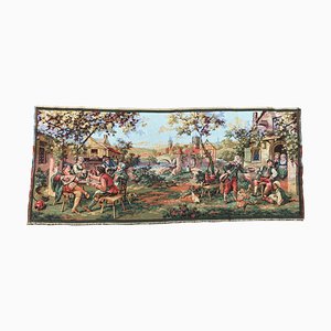 Vintage Aubusson Style Jacquard Tapestry-YMM-1061834