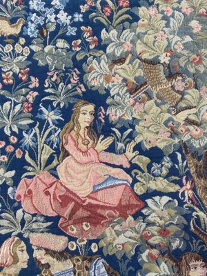 Vintage Aubusson Style Jaquar Tapestry-YMM-1139895