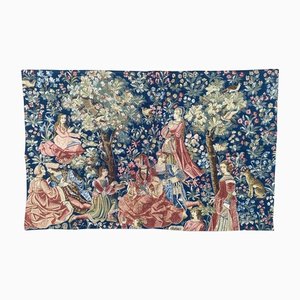 Vintage Aubusson Style Jaquar Tapestry-YMM-1139895