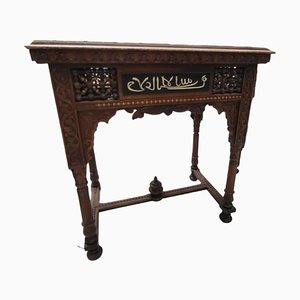 Vintage Auxiliar Table with Arabic Inscription-TCS-1750108