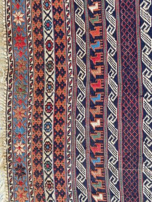 Vintage Azerbaïdjan Soukak Kilim Rug-YMM-1061997