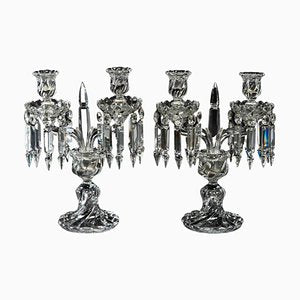 Vintage Baccarat Candlesticks, Set of 2-WFS-1292372