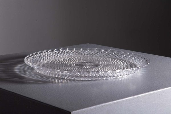 Vintage Baccarat Crystal Serving Plate, 1970-RCE-1739723