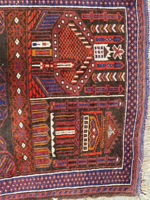 Vintage Baluch Afghan Rug-YMM-1143254