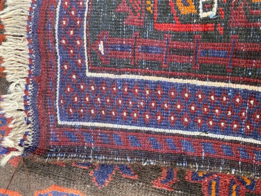 Vintage Baluch Afghan Rug-YMM-1143254