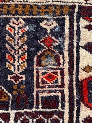 Vintage Baluch Hand-Knotted Afghan Rug-YMM-1161706