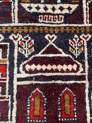 Vintage Baluch Hand-Knotted Afghan Rug-YMM-1161706