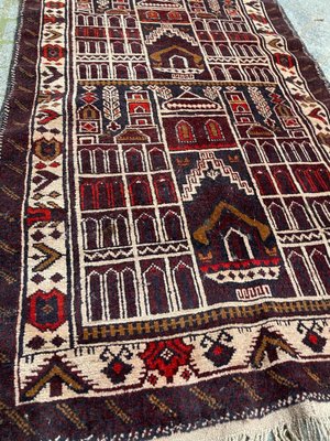 Vintage Baluch Hand-Knotted Afghan Rug-YMM-1161706