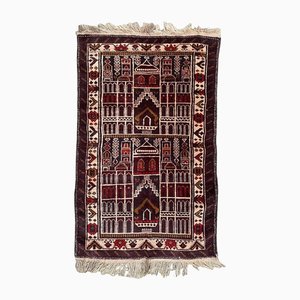 Vintage Baluch Hand-Knotted Afghan Rug-YMM-1161706