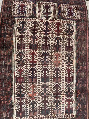 Vintage Baluch Rug, 1940s-YMM-1062185