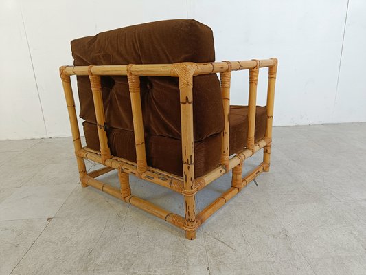 Vintage Bamboo Armchair, 1960s-IRH-1818547