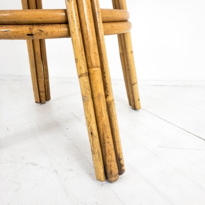 Vintage Bamboo Bar Stool-UPW-865886