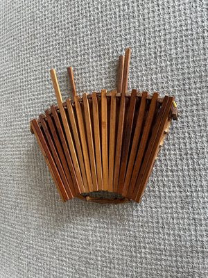 Vintage Bamboo Basket, 1960s-QJM-1598682