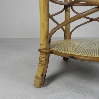 Vintage Bamboo Bottle Rack Side Table, 1950s-TL-1767725