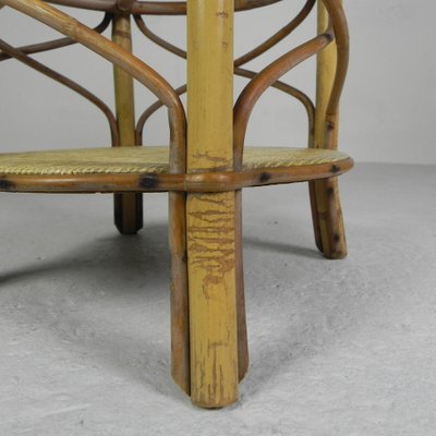 Vintage Bamboo Bottle Rack Side Table, 1950s-TL-1767725