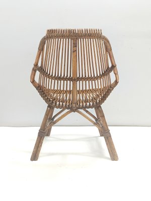 Vintage Bamboo Chair, 1950s-JPQ-2041282