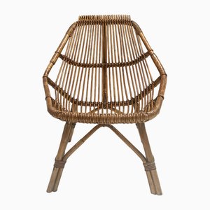 Vintage Bamboo Chair, 1950s-JPQ-2041282