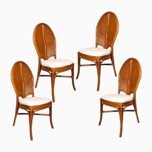 Vintage Bamboo Chairs, Set of 4-TCS-2035694