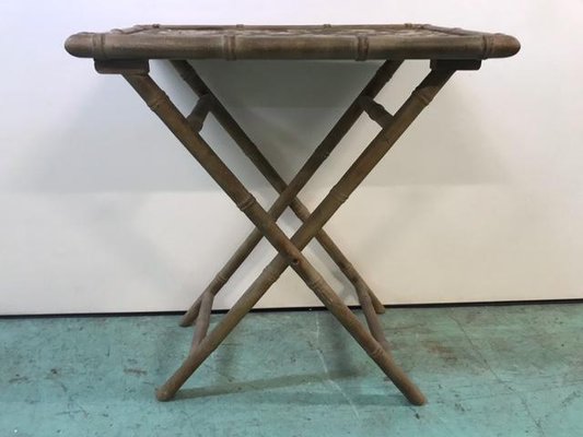 Vintage Bamboo Fabric Table-HLV-1428912