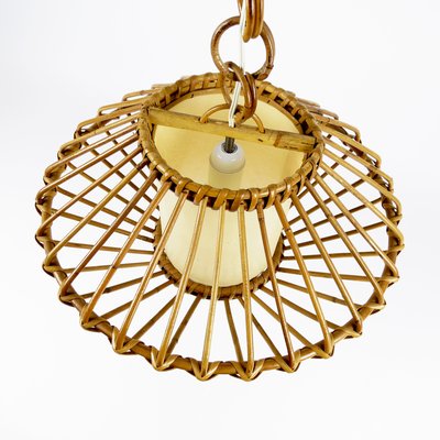 Vintage Bamboo Pendant, 1970s-BH-2019943