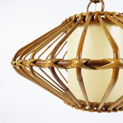 Vintage Bamboo Pendant, 1970s-BH-2019943