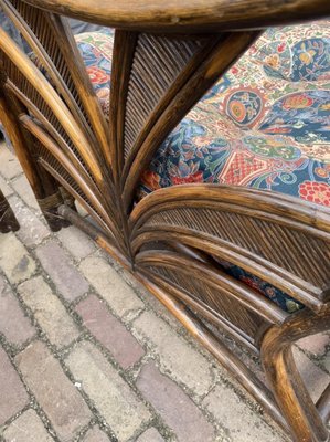 Vintage Bamboo Sofa and Chairs, Set of 3-WZZ-988584