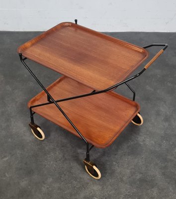 Vintage Bar Cart attributed to Paul Nagel, 1950s-UYS-1422707