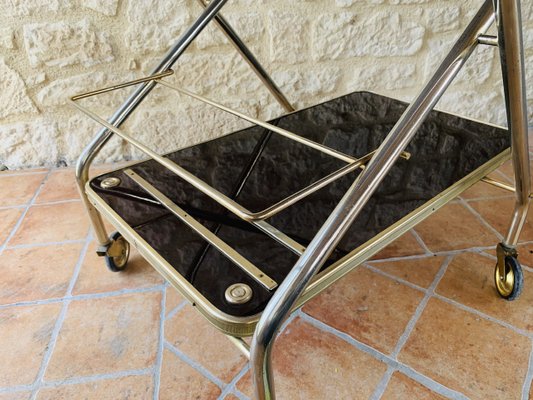 Vintage Bar Cart with Wheels, 1960s-OJT-2027038