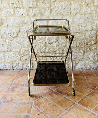 Vintage Bar Cart with Wheels, 1960s-OJT-2027038