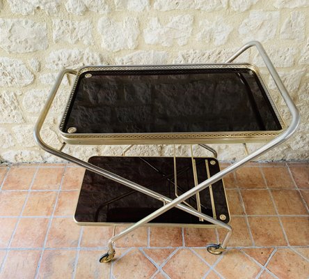 Vintage Bar Cart with Wheels, 1960s-OJT-2027038