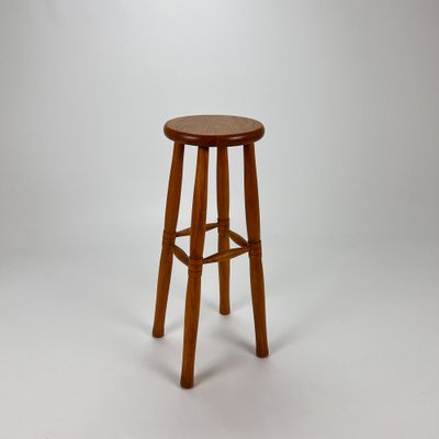 Vintage Bar Stool in Oak, 1960s-RMX-1385398