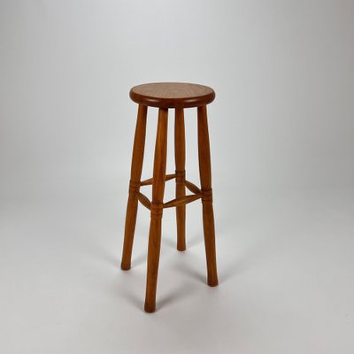 Vintage Bar Stool in Oak, 1960s-RMX-1385398