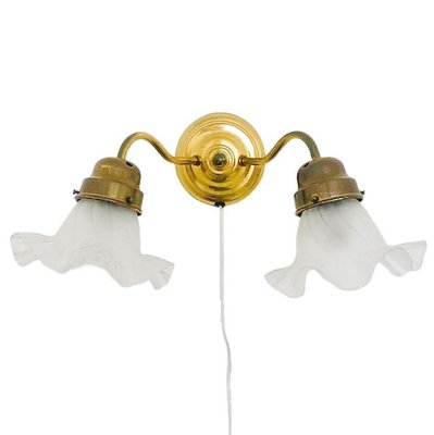 Vintage Baroque Brass Wall Lamp-BMU-2026698