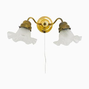 Vintage Baroque Brass Wall Lamp-BMU-2026698