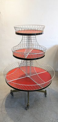 Vintage Basket Shelf, 1960s-OZL-1792640