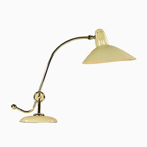 Vintage Bauhaus Brass Table Lamp from HALA - Hannoversche Lampenfabrik, 1940s-FUP-579096