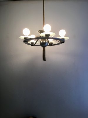 Vintage Bauhaus Chandelier, 1920s-SU-681587